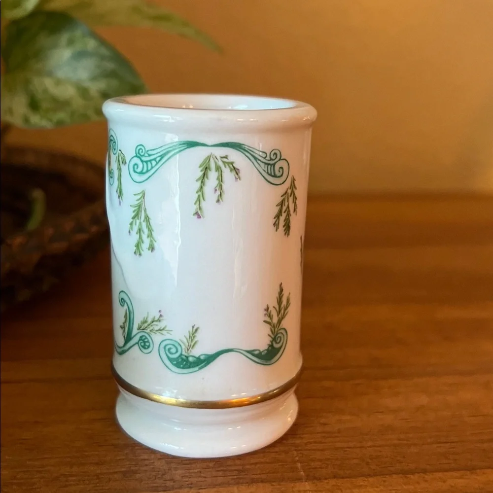 Lenox‎ Porcelain Carousel Horse Rosemary Spice Jar with Gold Trim Without Lid